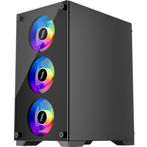 ������ 1stPlayer X2-M-BK-4F1-PS-600FK-EU Black 600W - �������� 3