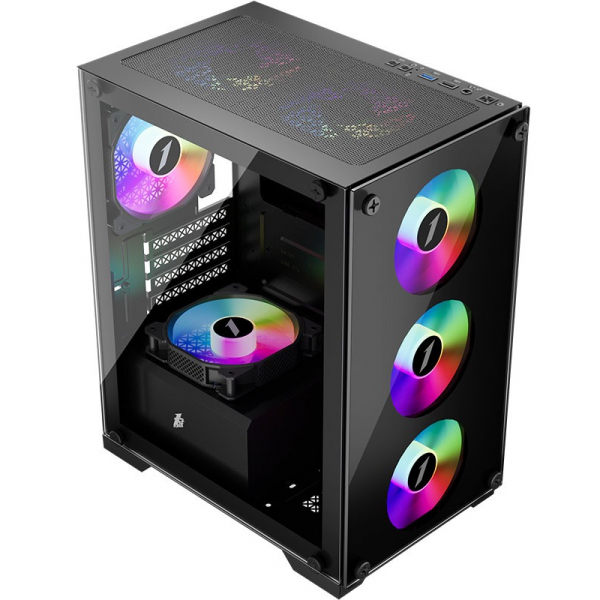 ������ 1stPlayer X2-M-BK-4F1-PS-600FK-EU Black 600W - �������� 6