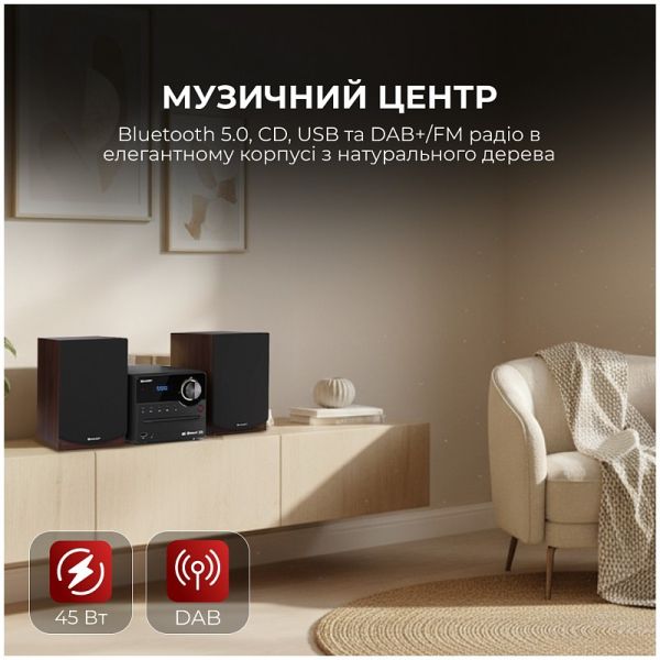 ������������ Sharp Micro Sound System Brown (XL-B517D(BR)) - �������� 3