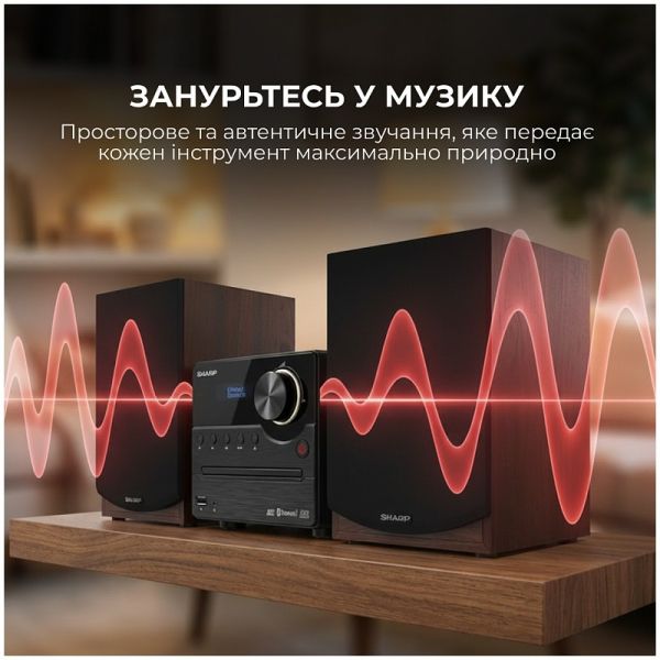 ������������ Sharp Micro Sound System Brown (XL-B517D(BR)) - �������� 4