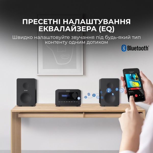 ������������ Sharp Micro Sound System Black (XL-B520D(BK)) - �������� 4