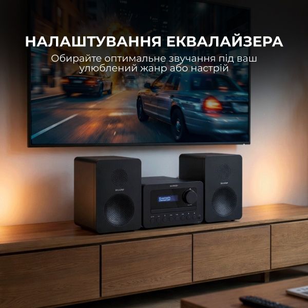 ������������ Sharp Micro Sound System Black (XL-B520D(BK)) - �������� 6