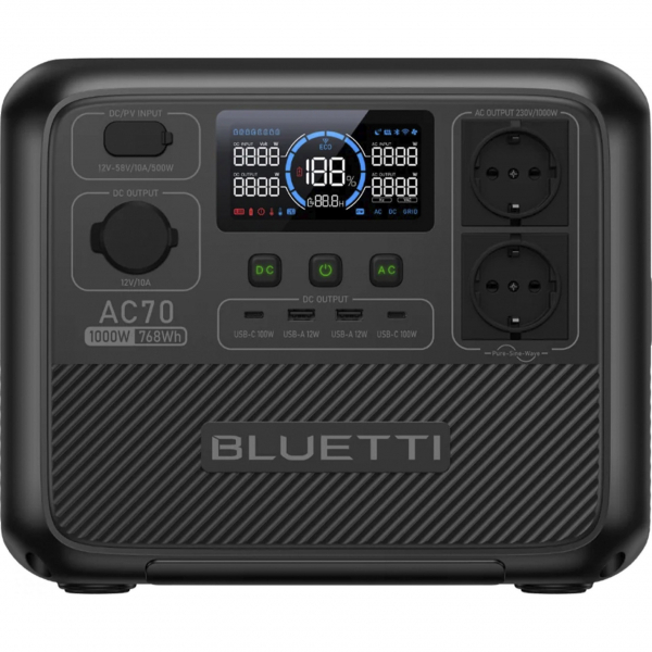 ������� ������� Bluetti AC70 768Wh 218333mAh 1000W (PB931583) - �������� 1