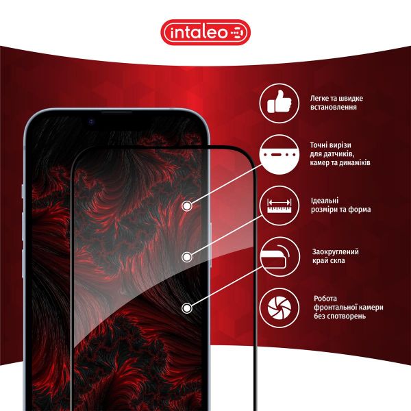 �������� ������ Intaleo Full Glue ��� Samsung Galaxy S25 + SM-S936 Black (1283126607905) - �������� 3