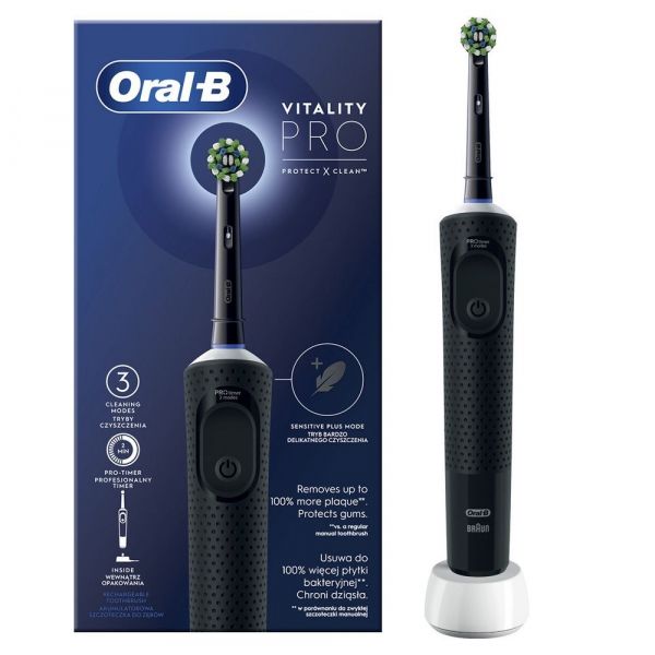 ����� ����� BRAUN Oral-B Vitality D103.413.3 PRO Protect X Clean Cross Action EB50BRB Black - �������� 1