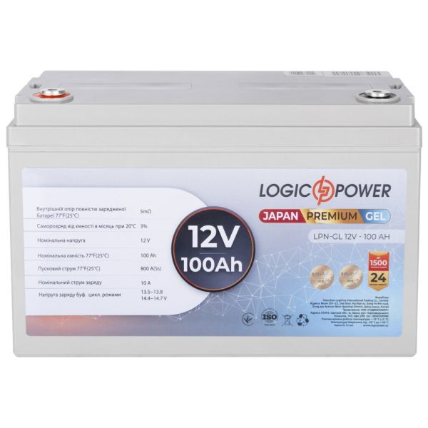      LPN-GL 12V - 100 Ah LogicPower -  4
