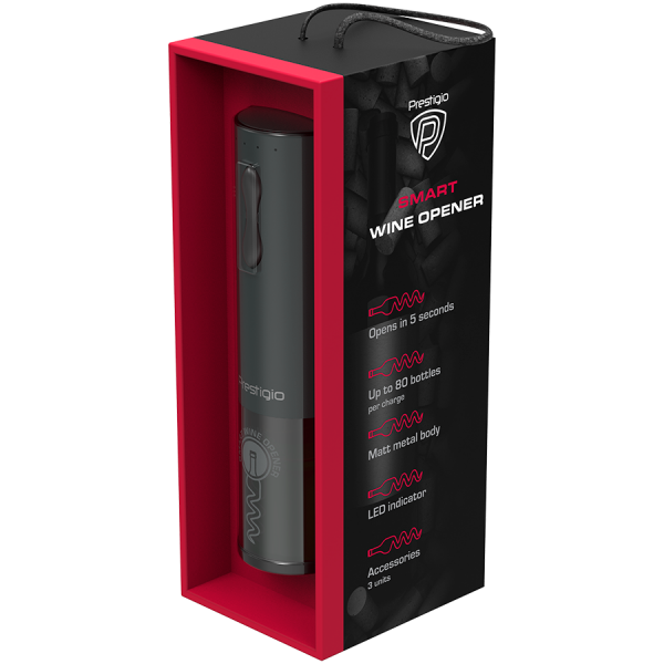 � ������ ���� Prestigio Bolsena Electric wine opener Black (PWO101BK_EN) - �������� 6