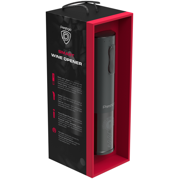 � ������ ���� Prestigio Bolsena Electric wine opener Black (PWO101BK_EN) - �������� 7