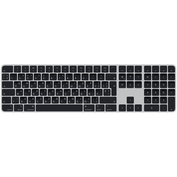   Magic Keyboard with Touch ID and Numeric Keypad for Mac models with Apple silicon - Ukrainian (MMMR3UA/A) -  1