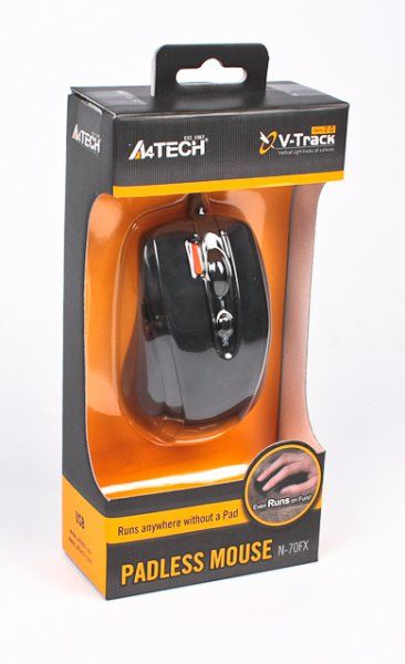 ���� ������� V-Track USB, 1600 dpi A4Tech N-70FX-1 (Black) - �������� 4