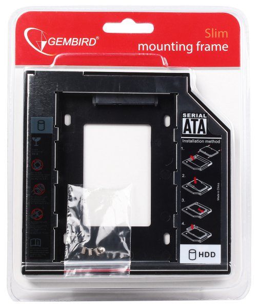 ������� HDD 2.5" ��� �������� � ���� CD-ROM 9.5 �� Gembird MF-95-01 - �������� 6