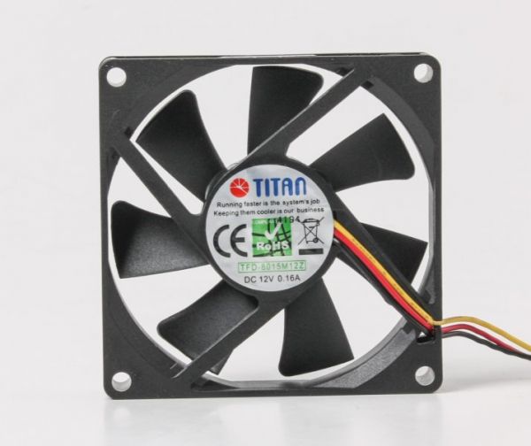  80 x 80 x 15  Titan TFD-8015 M 12 Z -  2