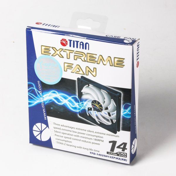 ���������� 140 x 140 x 25 ��, Extrem Fan, PWM Titan TFD-14025 H 12 ZP/KE (RB) - �������� 2