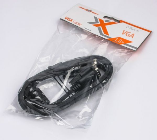 ������ VGA, 3+4C HD15M, ������� �����������, 2 ������, 1.8 � Maxxter V-VGA-6 - �������� 2