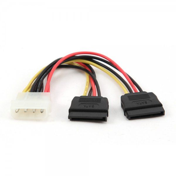 ������ �������� (Molex) M/F + 2 SATA ������ ��������, 150 �� Cablexpert CC-SATA-PSY - �������� 1