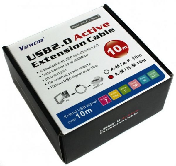   USB 2.0 AM/BM, 10  Viewcon VV013-10M -  2