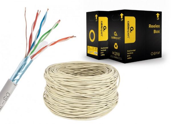 CAT6, ����������, ������� �� ���� (CCA � AWG24), ������������, 100 � Cablexpert UPC-6004SE-SOL/100 - �������� 2