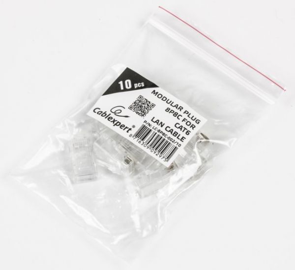 �������� 8P8C, CAT-6, UTP, ���������� �������� (10 ��.) Cablexpert LC-8P8C-002/10 - �������� 3