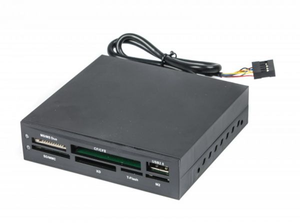 ����� ������ ��������� ���������, ������ � CF/MD/SM/MS/SD/MMC/Xd ������� ���'��, ������ Gembird FDI2-ALLIN1-02-B - �������� 1