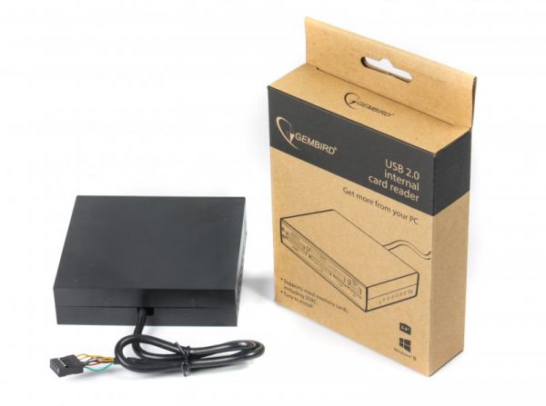 ����� ������ ��������� ���������, ������ � CF/MD/SM/MS/SD/MMC/Xd ������� ���'��, ������ Gembird FDI2-ALLIN1-02-B - �������� 2