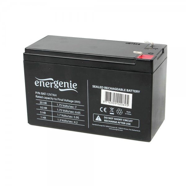 ������� ��� ��� ������������ ������� 12 � 7 A��� EnerGenie BAT-12V7AH - �������� 1