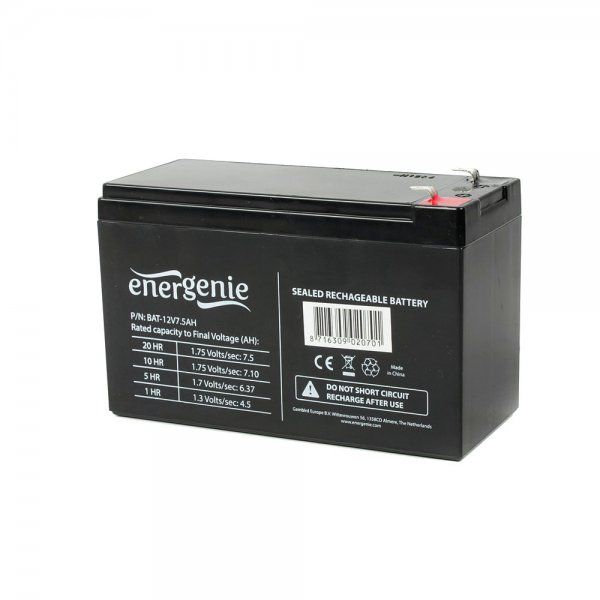 ������� ��� ��� ������������ ������� 12 � 7.5 A��� EnerGenie BAT-12V7.5AH - �������� 1