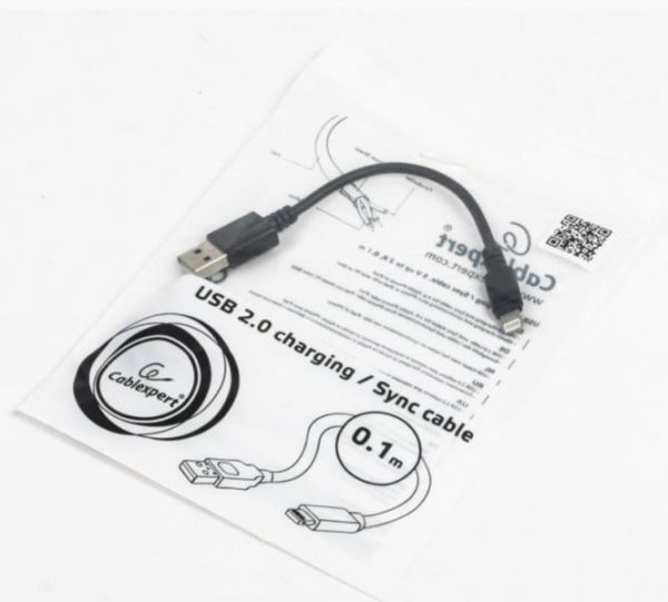  USB 2.0 AM-/Lightning, 0.1  Cablexpert CC-USB2-AMLM-0.1M -  3