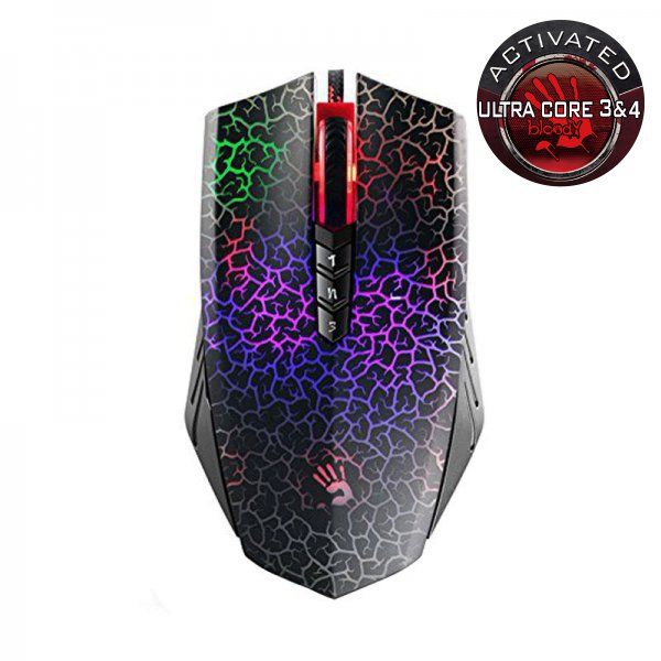 ������ ���� Activated Bloody Blazing Gaming, ������� 6200 CPI A70A Bloody (Black) - �������� 1
