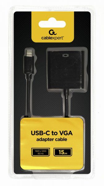 - USB Type-C  VGA,  Cablexpert AB-CM-VGAF-01 -  2
