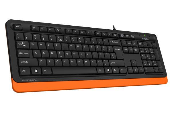  Fstyler Sleek MMedia Comfort, USB,  A4Tech FK10 (Orange) -  5
