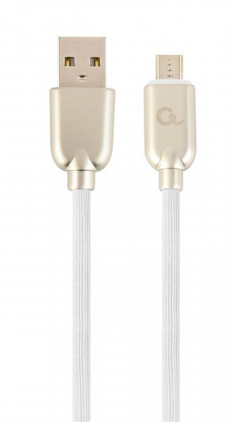  micro USB 2.0 A-/Micro B-, , 2.1  Cablexpert CC-USB2R-AMmBM-1M-W -  1