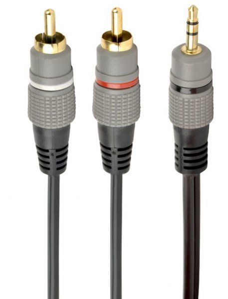   , 3.5  / 2 RCA- , 2.5  Cablexpert CCA-352-2.5M -  1