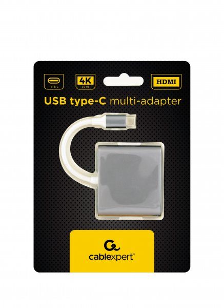 �������-���������� USB-C �� HDMI/USB 3.0/USB-C Cablexpert A-CM-HDMIF-02-SG - �������� 2
