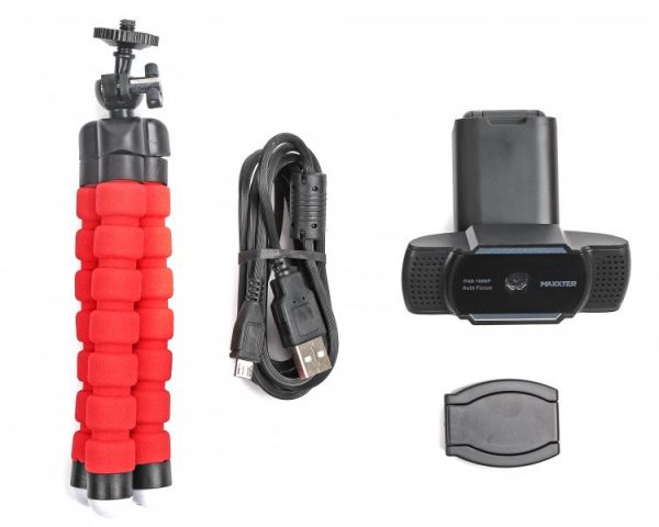 ���-������ ��������� USB 2.0, FullHD 1920 x 1080, Auto-Focus, ������ Maxxter WC-FHD-AF-01 - �������� 7