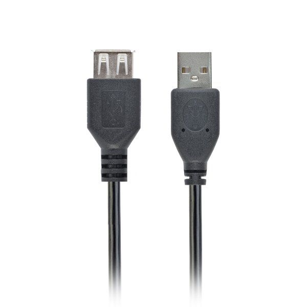 ���������� USB 2.0, A-����/�-����, 75 �� Cablexpert CC-USB2-AMAF-75CM/300-BK - �������� 1
