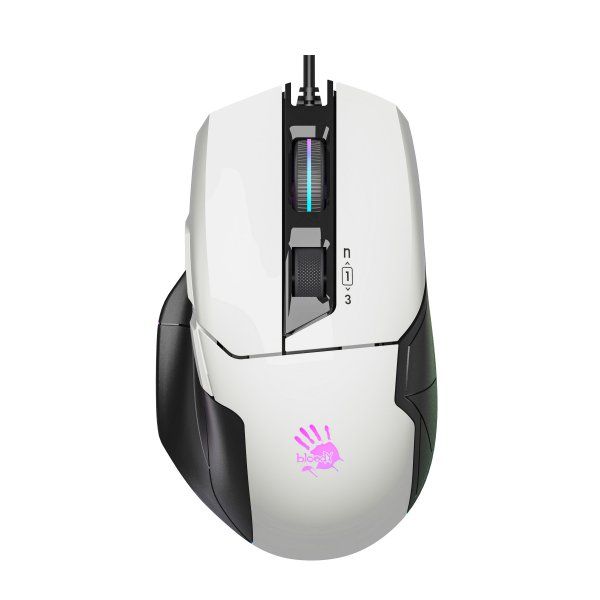 ���� A4Tech W70 Max Bloody (Panda White) Activated, RGB, 10000 CPI, 50M ���������, ��� + ����� - �������� 1
