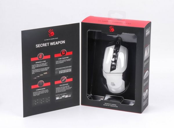 ���� A4Tech W70 Max Bloody (Panda White) Activated, RGB, 10000 CPI, 50M ���������, ��� + ����� - �������� 9