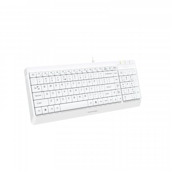  Fstyler Wired Keyboard USB,  A4Tech FK15 (White) -  4