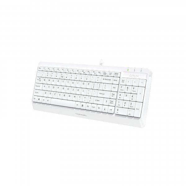  Fstyler Wired Keyboard USB,  A4Tech FK15 (White) -  5