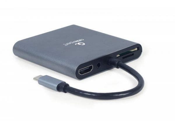   USB-C 6--1 (Hub3.1/HDMI/VGA/PD// ),  Cablexpert A-CM-COMBO6-01 -  1