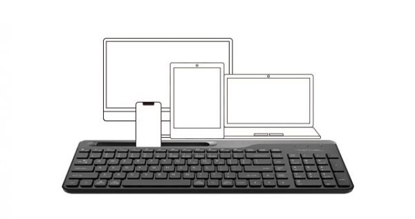 �������� ����������� Fstyler ���������+���� (FB35C+FBK25), Smoky Grey, USB A4Tech FB2535C (Smoky Grey) - �������� 5