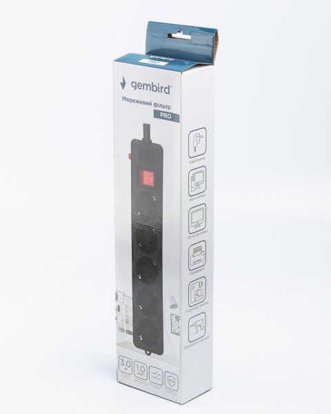 ��������� ������, ������, 3 � ������, 5 ������� Gembird SPG5-G-10B-PRO - �������� 4