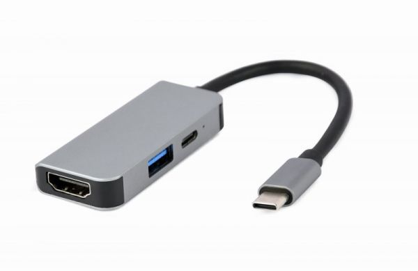 ��� ������� USB-C 3-�-1 (USB/HDMI/PD), ���� Cablexpert A-CM-COMBO3-02 - �������� 1