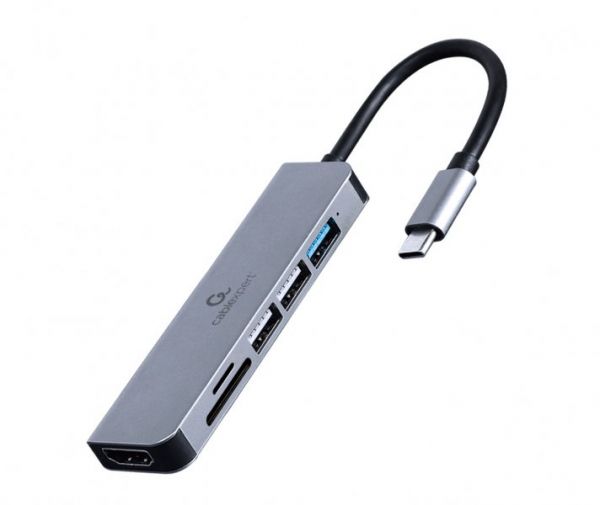 �������� ��� ������� USB-C 6-�-1 (���/HDMI/���������), ���� Cablexpert A-CM-COMBO6-02 - �������� 1