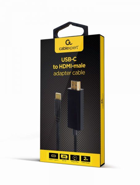 ������ USB-C �� HDMI, 4K@60��, 2 � Cablexpert A-CM-HDMIM-02 - �������� 2
