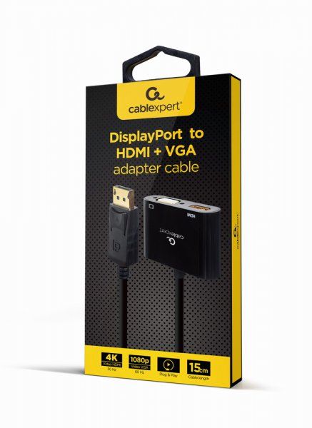 - DisplayPort  HDMI/VGA Cablexpert A-DPM-HDMIFVGAF-01 -  2