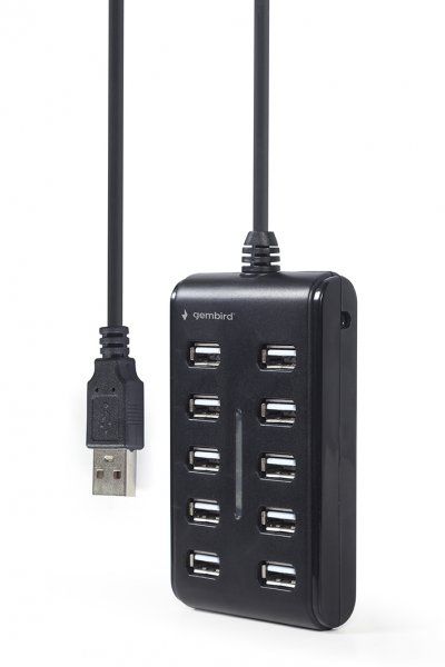   10  USB 2.0, ,  Gembird UHB-U2P10P-01 -  3