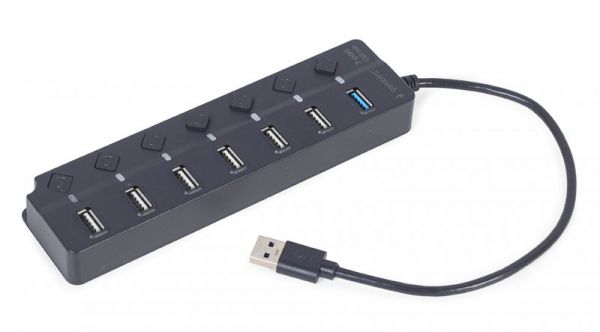   7 i (1xUSB3.1 + 6xUSB2.0),  , ,  Gembird UHB-U3P1U2P6P-01 -  1