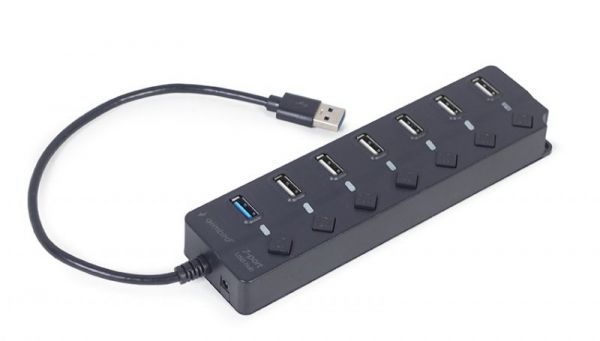   7 i (1xUSB3.1 + 6xUSB2.0),  , ,  Gembird UHB-U3P1U2P6P-01 -  2