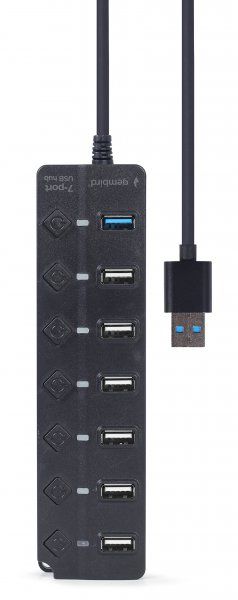   7 i (1xUSB3.1 + 6xUSB2.0),  , ,  Gembird UHB-U3P1U2P6P-01 -  5